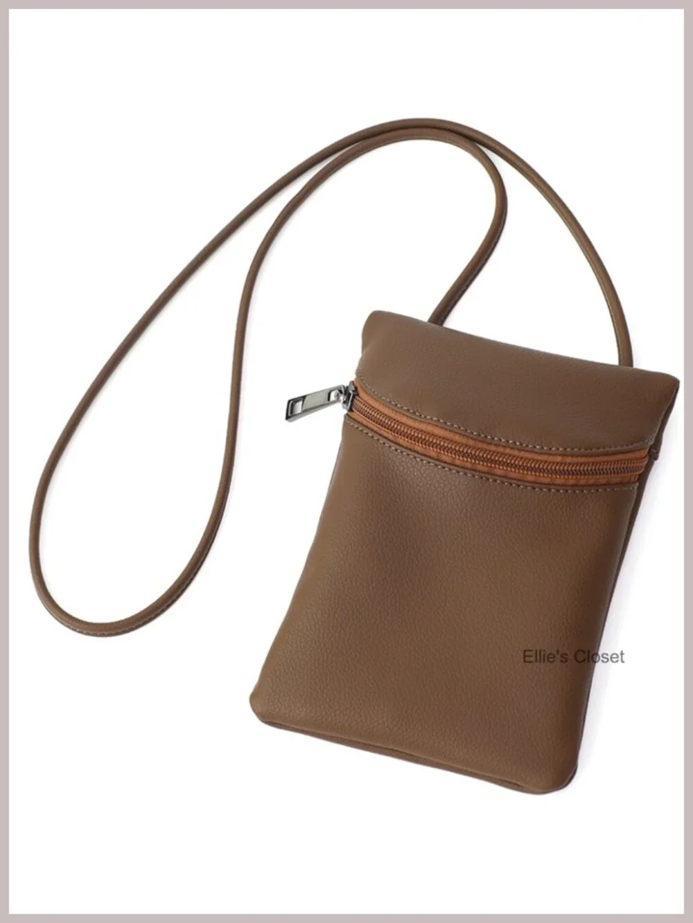 Small Crossbody Phone Purse Wallet with Adjustable Strap Faux Leather